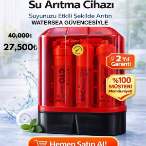 ORTİMAX KONA RED H2O TESLA (ALKALİ) SU ARITMA SİSTEMİ