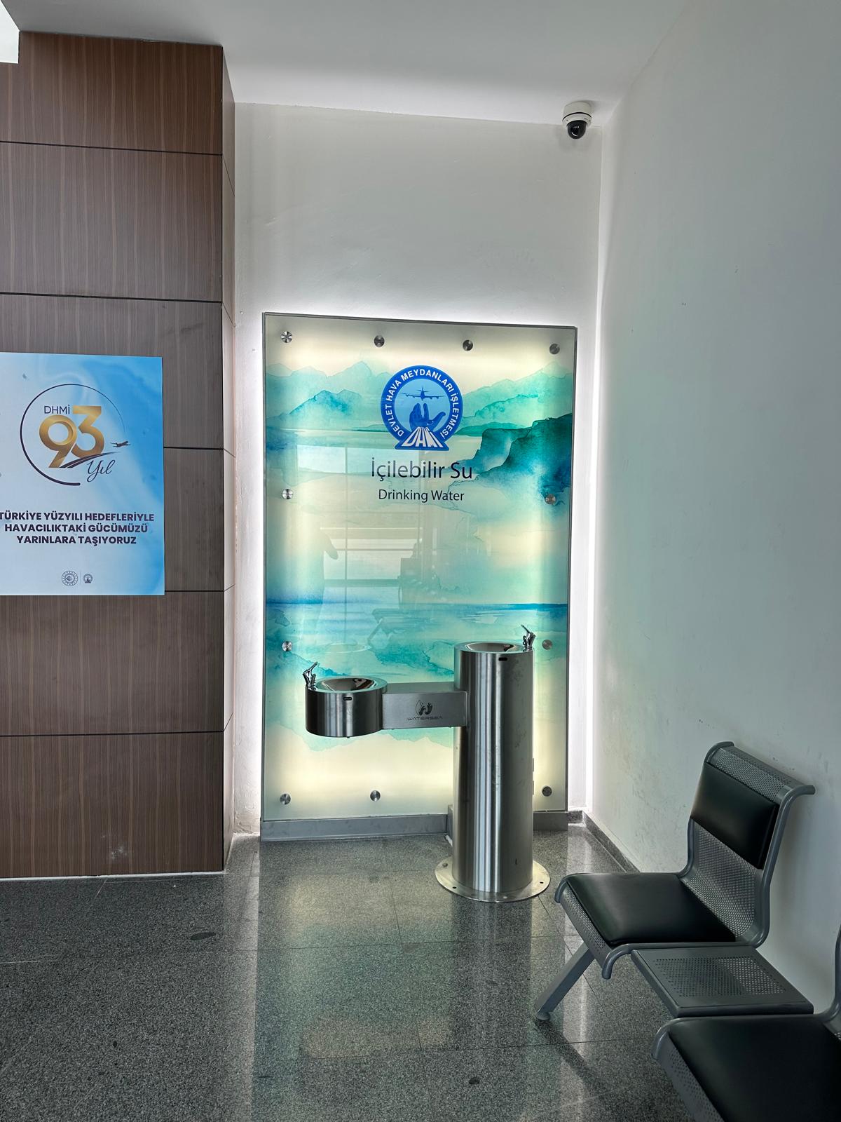 WATERSEA Çanakkale Havalimanı içme suyu uygulaması