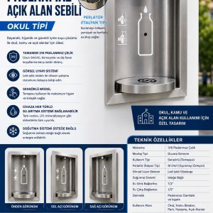 WATERSEA PASLANMAZ OKUL TİPİ SEBİL
