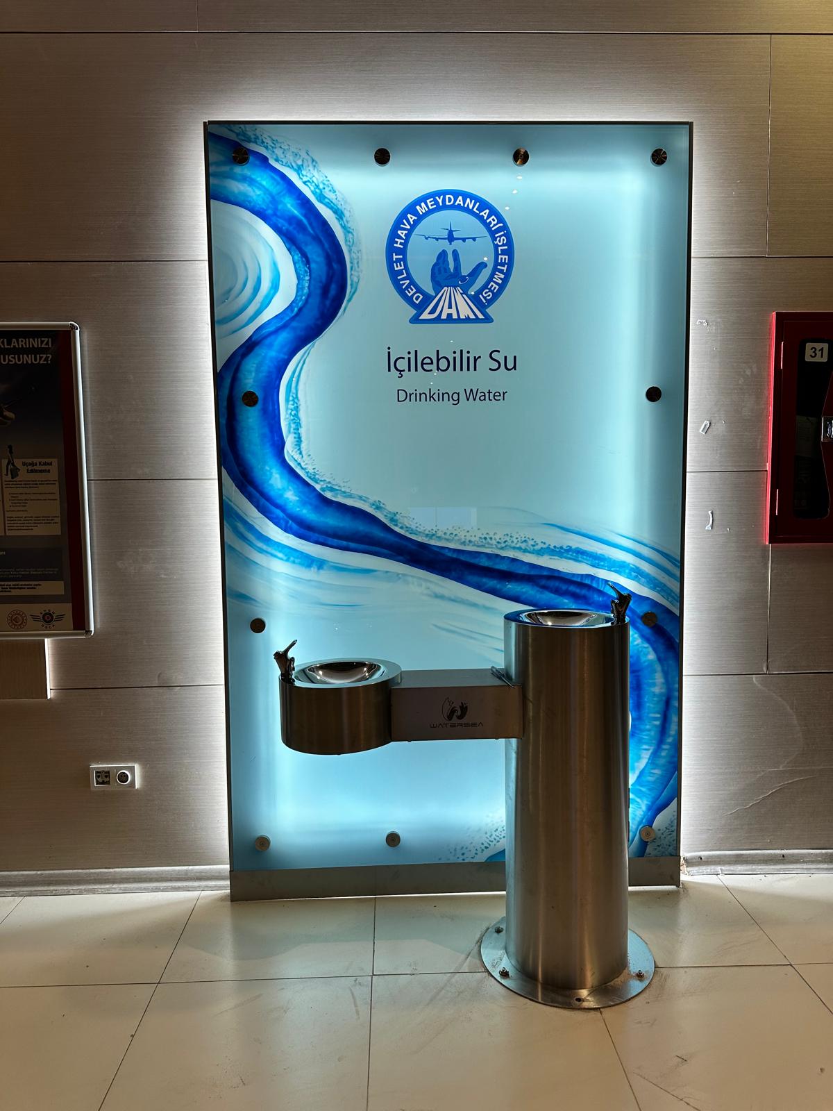 WATERSEA Adıyaman Havalimanı içme suyu uygulaması