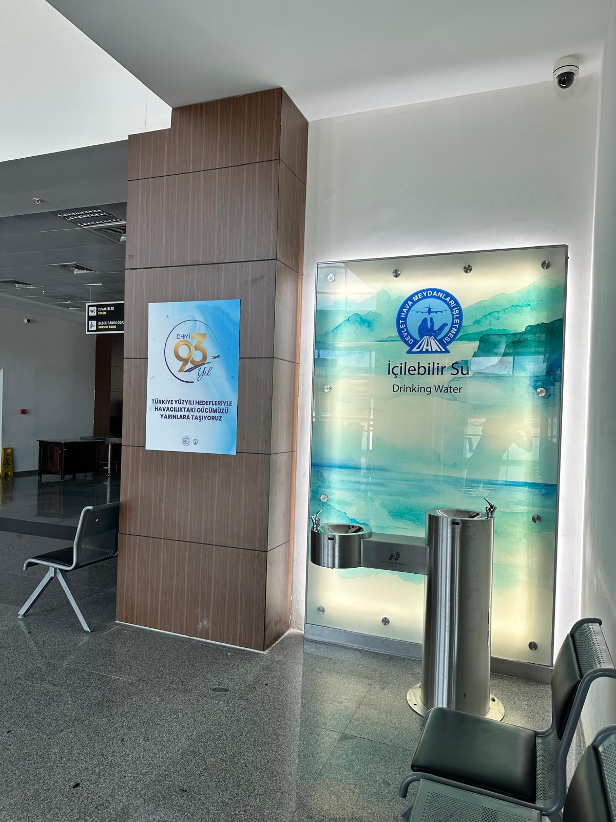 Çanakkale Havalimanı WATERSEA paslanmaz su sebili
