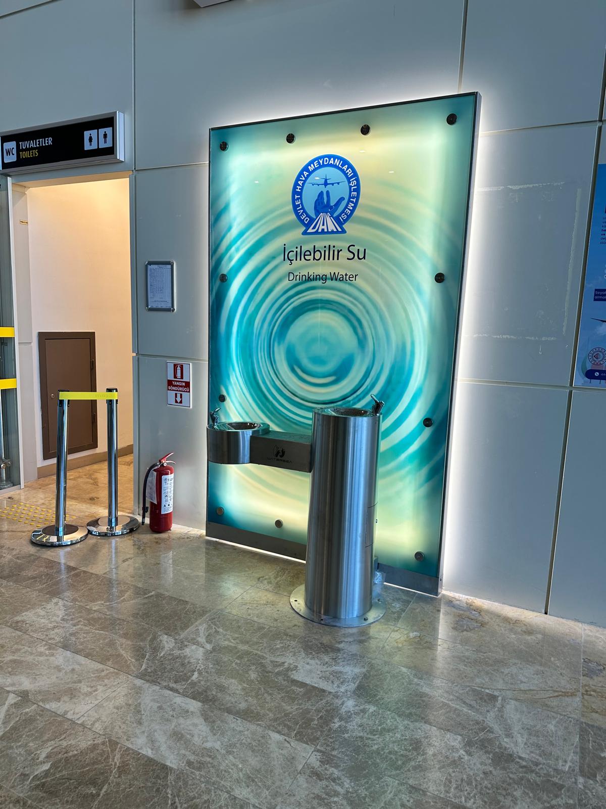 Sinop Havalimanı WATERSEA kurumsal içme suyu çözümü