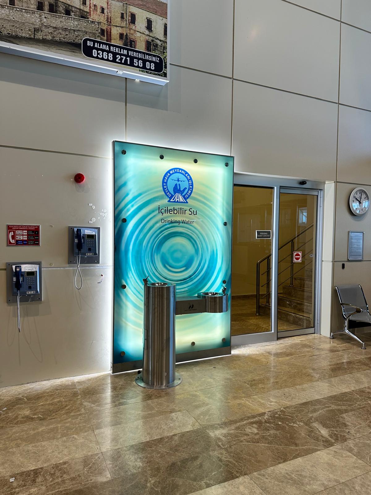 DHMİ Sinop Havalimanı WATERSEA içilebilir su noktası