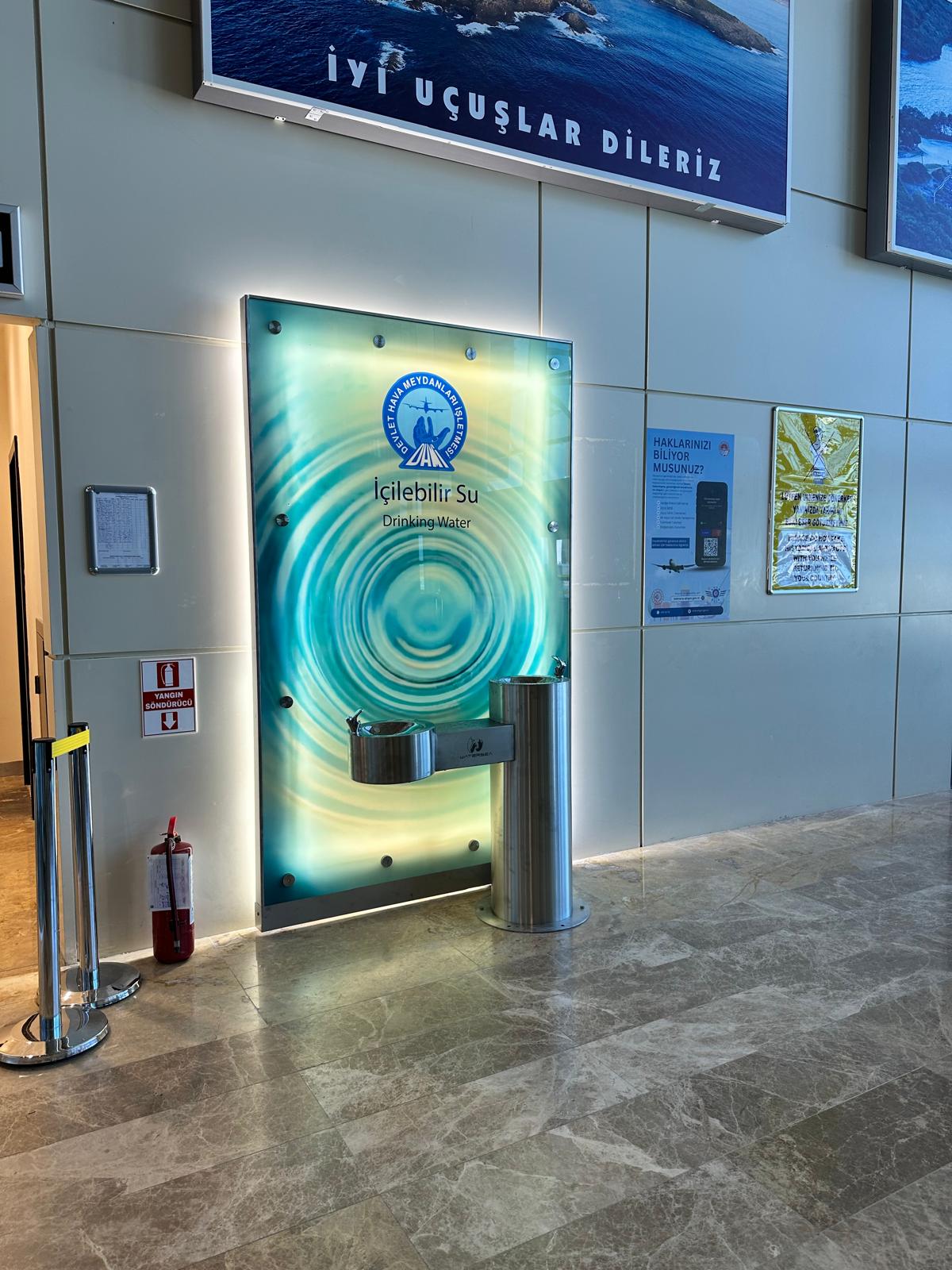 WATERSEA Sinop Havalimanı içme suyu uygulaması