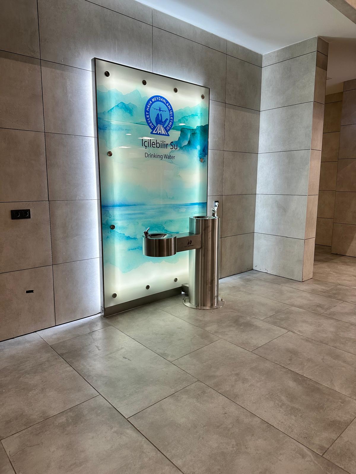 WATERSEA Kayseri Havalimanı kurumsal içme suyu uygulaması