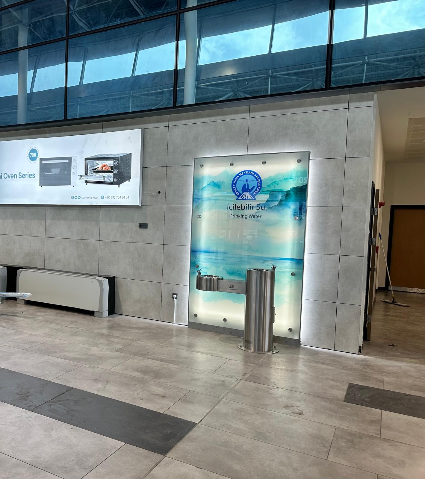 DHMİ Kayseri Havalimanı WATERSEA içme suyu noktası