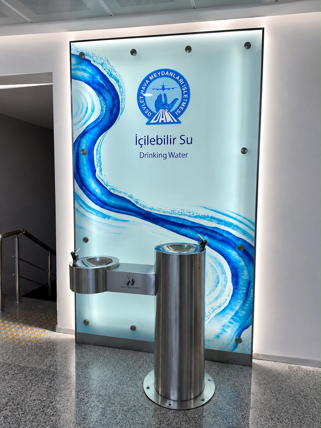 WATERSEA Malatya Havalimanı içme suyu uygulaması